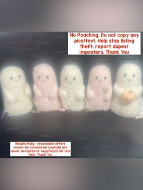 *UPDATE* BNWT CUDDLE & KIND BOUCLE 5 PIECE FULL SET GHOSTS BLUSH AND CREAM OBO